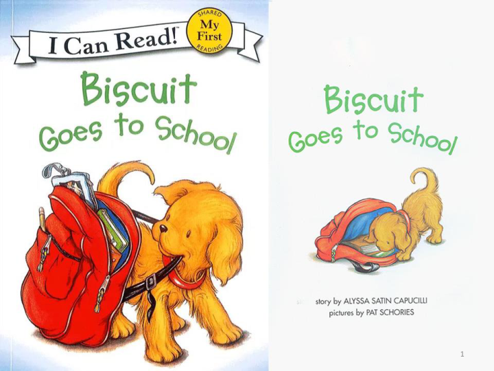 Goes to school 小饼干狗去学校